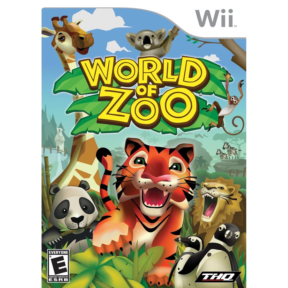 Wii Video Game World‎ of Zoo EUC cd great condition